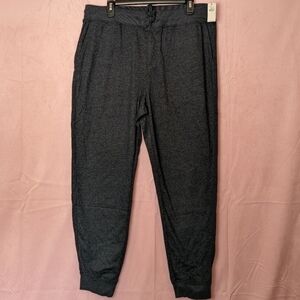 Old Navy Heather Blue Lightweight Jersey Knit Joggers with Pockets size Large
